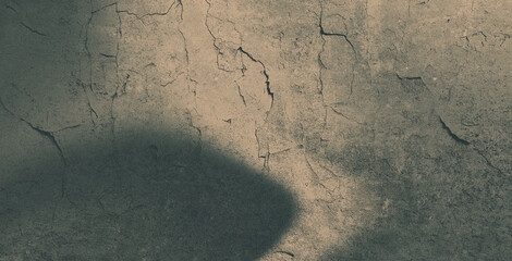 Poster - Beautiful soft gradient background with noise. Abstract pastel blurred soft grain gradient banner background.Texture of cracked paint on wall with grunge effect. Nostalgia, vintage, retro, old photo