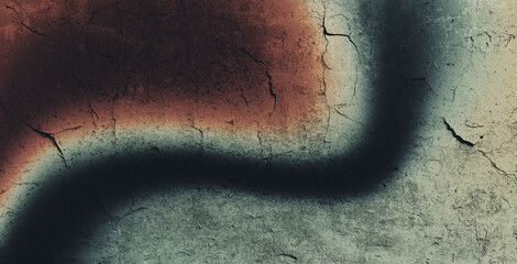 Poster - Beautiful soft gradient background with noise. Abstract pastel blurred soft grain gradient banner background.Texture of cracked paint on wall with grunge effect. Nostalgia, vintage, retro, old photo