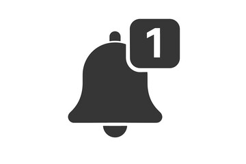 Poster - Simple Flat Bell Notification Alert Reminder Communication Application Icon