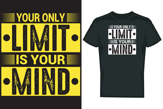 Custom Trendy Unique Typography T shirt Design