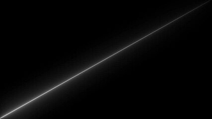Aufkleber - Neon line background animation .Movement of neon diagonal lines or glowing light stripes 4K animation .