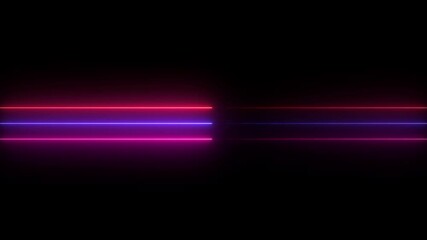 Aufkleber - Abstract colorful background with neon lights in rainbow colour. Seamless looping animation.