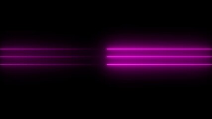 Aufkleber - Abstract colorful background with neon lights in rainbow colour. Seamless looping animation.
