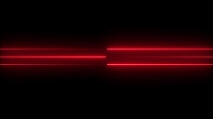 Aufkleber - Abstract colorful background with neon lights in rainbow colour. Seamless looping animation.
