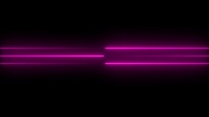 Aufkleber - Abstract colorful background with neon lights in rainbow colour. Seamless looping animation.