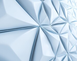 Poster - Abstract angular polygon futuristic crystal surface