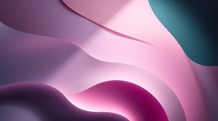 Leinwandbilder - Abstract Pink and Purple Layers