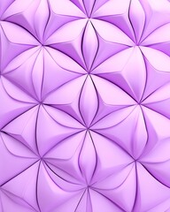 Poster - Lavender abstract flower petal geometric pattern