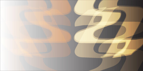 Aufkleber - Abstract gradient background with soft curved shapes in orange, beige, and gray tones, creating a smooth flowing layered design.
