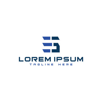 letter mark EG logo design modern minimal concept monogram