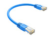 © Bibekananda - Blue ethernet network cable with rj45 connectors isolated on transparent background