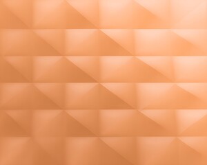 Poster - Abstract peach geometric pyramid pattern background