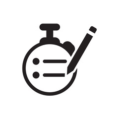 Poster - Stopwatch and target icon. Stopwatch with target symbol, perfect for sports timing or efficiency themes.