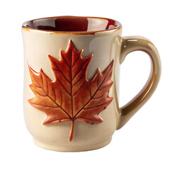 ceramic maple leaf mug png