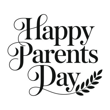 Happy Parent's Day Custom Text Banner Design.

