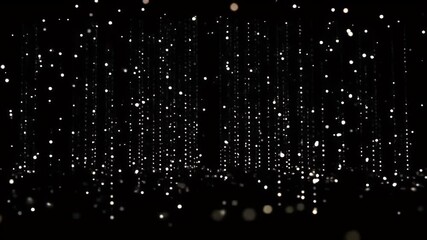 Fototapete - Abstract light patterns on black background
