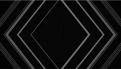 Wall Mural - minimalist black background with geometric white diagonal lines for tech branding or modern web desi
