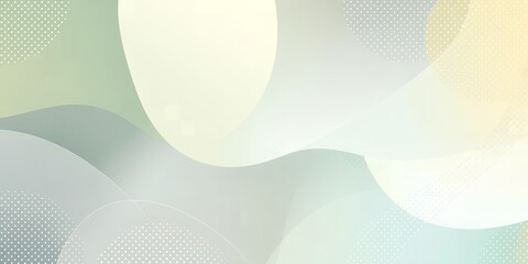 Poster - Abstract background featuring pastel colors with rounded shapes and subtle dot patterns design