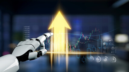 Poster - AI artificial intelligence powers business growth with predictive planning tools, innovation roadmaps, and smart virtual assistants to guide success by 2025. Epoch