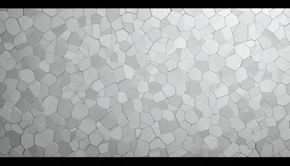 Poster - Abstract geometric design shows a textured white mosaic, perfect for backgrounds and creating unique patterns for design projects.
