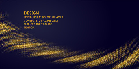 Leinwandbilder - Beautiful abstract background with colorful particles background. An effective template for placing text and information. Graphic elements for design. Background for creative work.