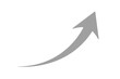 © Photix Studio - grey curve arrow icon on transparent background. flat style. arrow icon for your web site design, logo, app, UI. arrow indicated the direction symbol. curved arrow sign. png file type