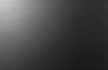 Aufkleber - Brushed black silver stainless steel hairline aluminium metal background texture. Polished platinum silver wallpaper concept. Industrial monochrome style. Great for web design, product backgrounds,