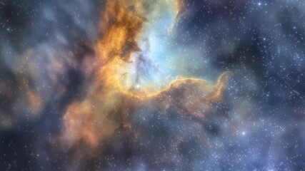 Wall Mural - Explore the beauty of space with stunning colors and soft effects