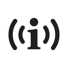 Poster - Verified information symbol with check mark for correct data approved content confirmed fact valid source accuracy vector solid glyph icon