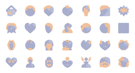 Poster - Vector Icons Set of 3D Rendered Emoji Set Depicting Various Emotional Expressions. Vector Illustrations. EPS Editable