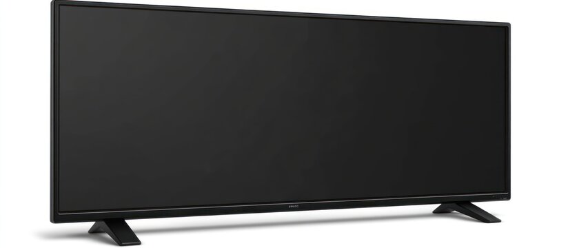 Sleek and Modern Television Set with a minimalist black frame design element