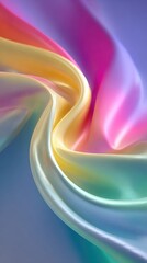 Aufkleber - Colorful piece of fabric with a rainbow pattern. isolated-3d-background