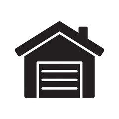 Poster - real estate investment solid glyph icon with growth chart for property market analysis and home valu