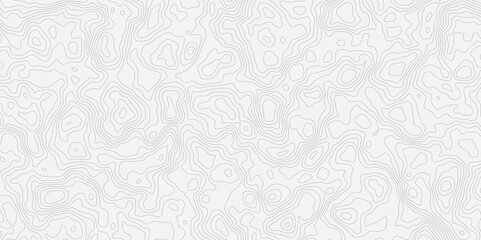 Poster -  topographic map with contour lines creating a seamless pattern showcasing elevation and terrain details for showcasing elevation for design use visually engaging and modern illustration.