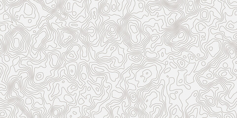 Aufkleber - Topographic white and bright light grey stylized line essential for effectively communicating the focus and scope of a map or survey. A well-crafted provides clarity on the geographic area.