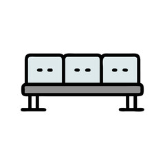 Poster - Three minimalist ice cubes on a gray shelf icon