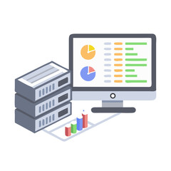 Poster - Data server analysis with graphs visualization using modern technologies