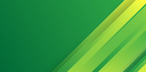 Poster - Abstract green nature gradient color oblique lines.  Light stripes minimal contemporary wallpaper background. Memphis Diagonal Lines.ideal for banner, header, cover, billboard, brochure, social media.