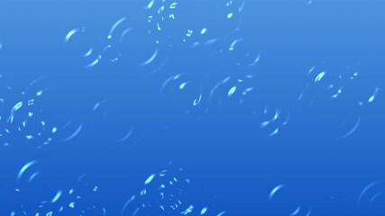 Wall Mural - blue background with seamless looping water ripples texture. perfect for abstract designs, graphic e