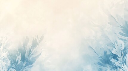 Naklejka na meble Soft Blue Floral Abstract Background.