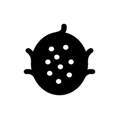 Aufkleber - Black hamburger menu icon with three horizontal lines and arrow pointing up on a white background image
