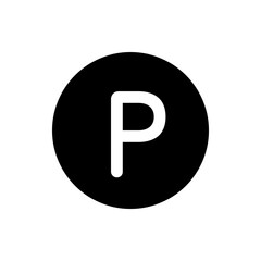 Poster - Black arrow pointing northeast with a circular base indicating direction and orientation clearly visible