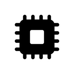 Poster - illustration of a black die with rounded corners showing the number four with four white circles arr