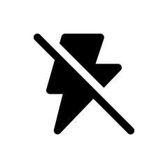 Poster - Black square with rounded corners containing a white circle and two curved lines on either side, center