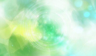 Poster - Nature Circular Dotted Lines Vector Pattern. Nature Concentric Circle Pattern. Sun Rays background. Spring Circular Dotted Lines Vector Pattern