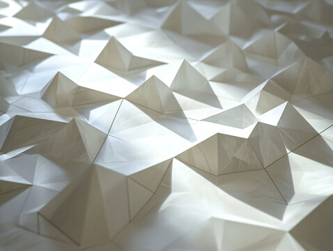 Abstract White Geometry