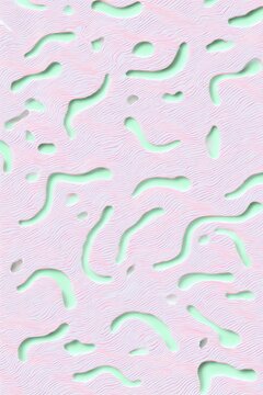 Abstract worms and stripes light background