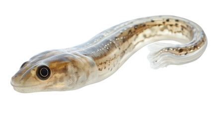 Poster - Transparent larval eel, Transparent background, PNG file