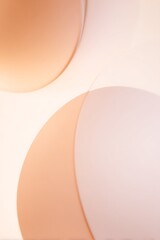 Poster - Abstract soft circles in peach tones