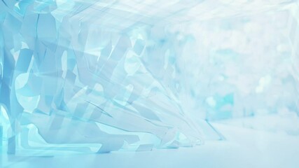 Wall Mural - Abstract Light Blue Texture: A mesmerizing abstract image featuring a swirling, textured pattern in shades of light blue and white, evoking a sense of serenity and ethereal beauty.